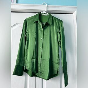 Abercrombie silk button down